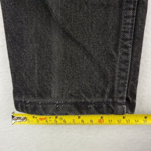 Levi's XX 512 Vintage High Waisted Jeans 90s Black Taper 17512 Women "11" 30x32 - Picture 9 of 12